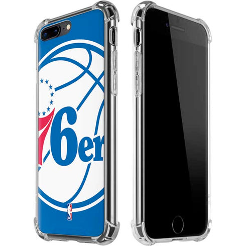 NBA Philadelphia 76ers Large Logo iPhone 7/8 Plus Clear Case