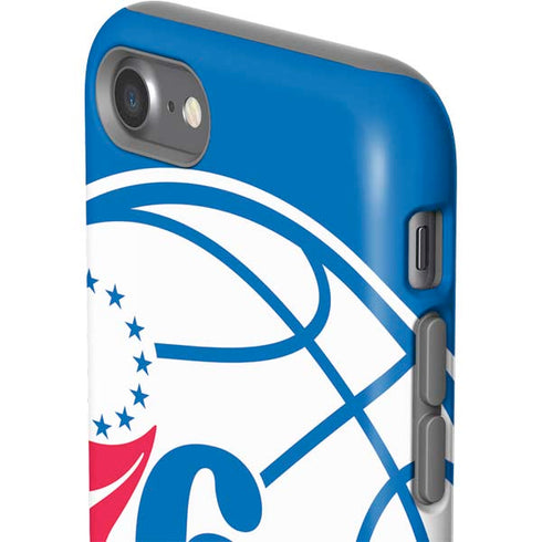 NBA Philadelphia 76ers Large Logo iPhone SE (2nd & 3rd Gen) Pro Case