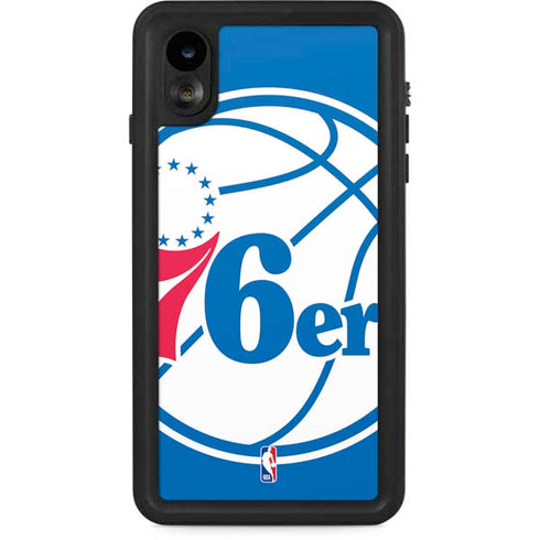 NBA Philadelphia 76ers Large Logo iPhone XR Waterproof Case