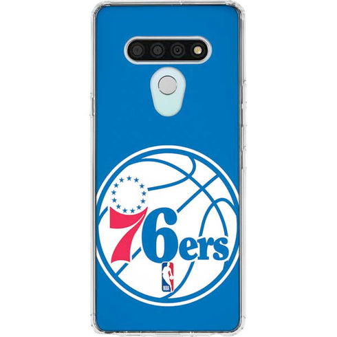 NBA Philadelphia 76ers Large Logo LG Stylo 6 Clear Case