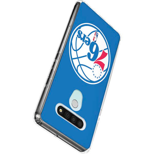 NBA Philadelphia 76ers Large Logo LG Stylo 6 Clear Case