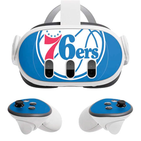NBA Philadelphia 76ers Large Logo Meta Quest 3 Skin