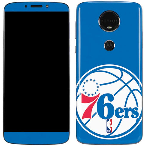 NBA Philadelphia 76ers Large Logo Moto E5 Plus Skin
