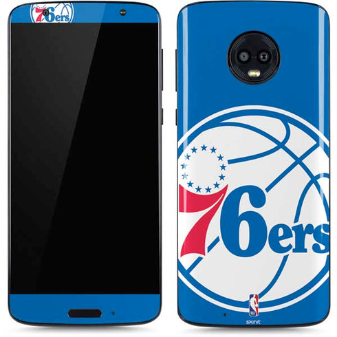 NBA Philadelphia 76ers Large Logo Moto G6 Skin