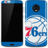 NBA Philadelphia 76ers Large Logo Moto G6 Skin
