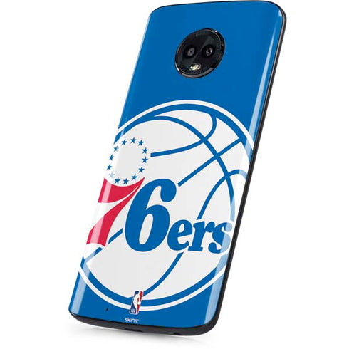 NBA Philadelphia 76ers Large Logo Moto G6 Skin