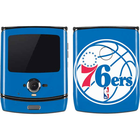 NBA Philadelphia 76ers Large Logo Motorola RAZR Skin