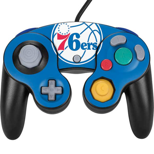 NBA Philadelphia 76ers Large Logo Nintendo GameCube Controller Skin