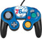 NBA Philadelphia 76ers Large Logo Nintendo GameCube Controller Skin