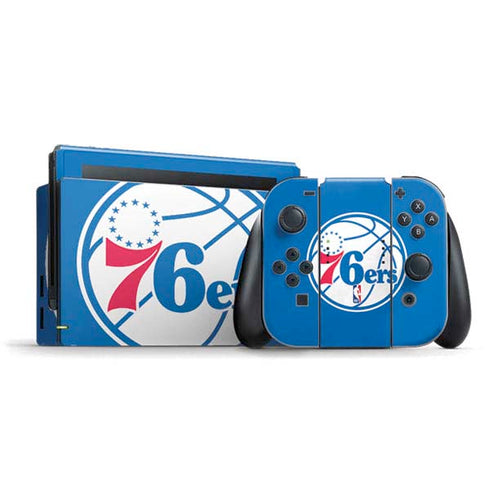 NBA Philadelphia 76ers Large Logo Nintendo Switch Bundle Skin