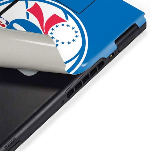 NBA Philadelphia 76ers Large Logo Nintendo Switch Bundle Skin