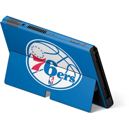 NBA Philadelphia 76ers Large Logo Nintendo Switch OLED (2021) Skin