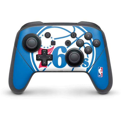 NBA Philadelphia 76ers Large Logo Nintendo Switch Pro Controller Skin
