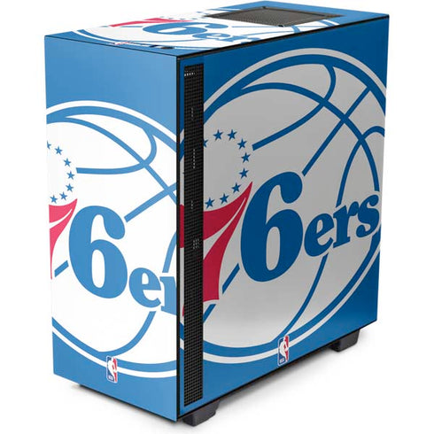 NBA Philadelphia 76ers Large Logo NZXT H510 Compact ATX Mid-Tower Case Skin