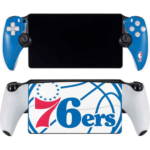 NBA Philadelphia 76ers Large Logo PlayStation Portal Remote Player Skin
