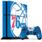 NBA Philadelphia 76ers Large Logo PS4 Console and Controller Bundle Skin