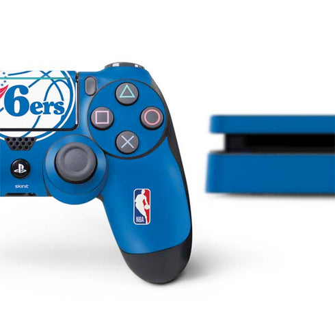 NBA Philadelphia 76ers Large Logo PS4 Slim Bundle Skin
