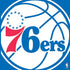 NBA Philadelphia 76ers Large Logo PS4 Slim Skin
