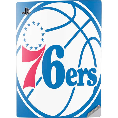 NBA Philadelphia 76ers Large Logo PS5 Digital Edition Console Skin