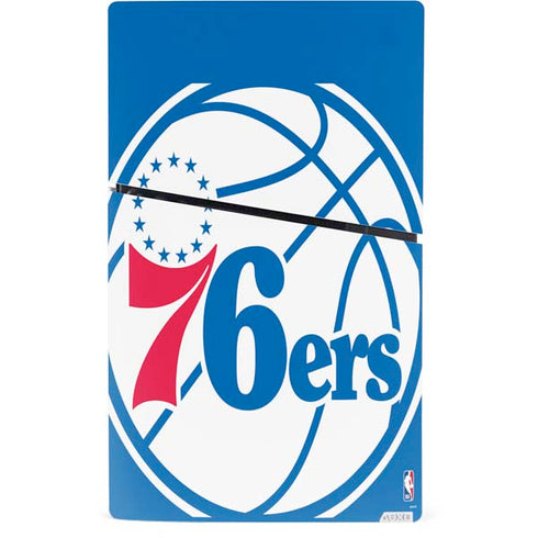 NBA Philadelphia 76ers Large Logo PS5 Slim Digital Edition Bundle Skin