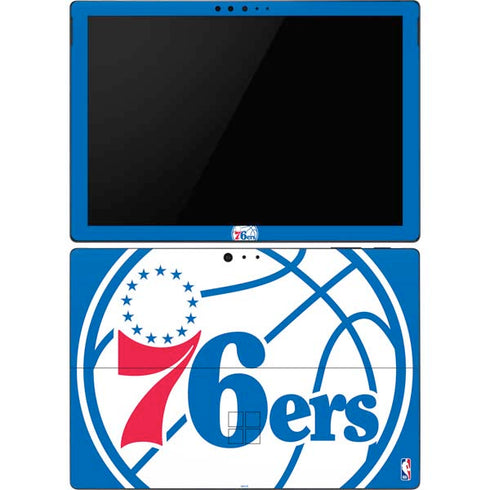NBA Philadelphia 76ers Large Logo Surface Pro 6 Skin