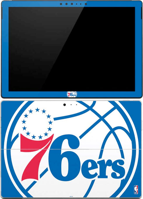NBA Philadelphia 76ers Large Logo Surface Pro (2017) Skin