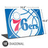 NBA Philadelphia 76ers Large Logo Universal Laptop 18in (14.6 x 10.6in) Skin