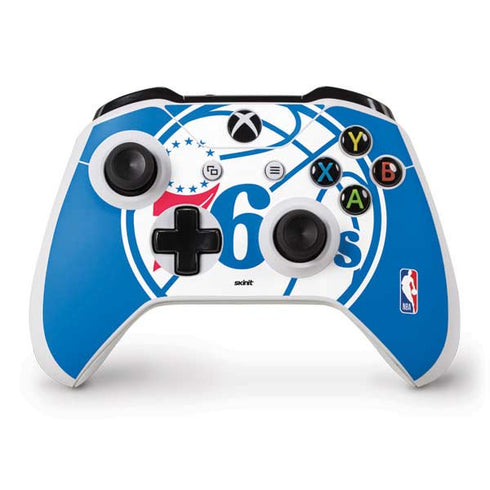 NBA Philadelphia 76ers Large Logo Xbox One S Controller Skin