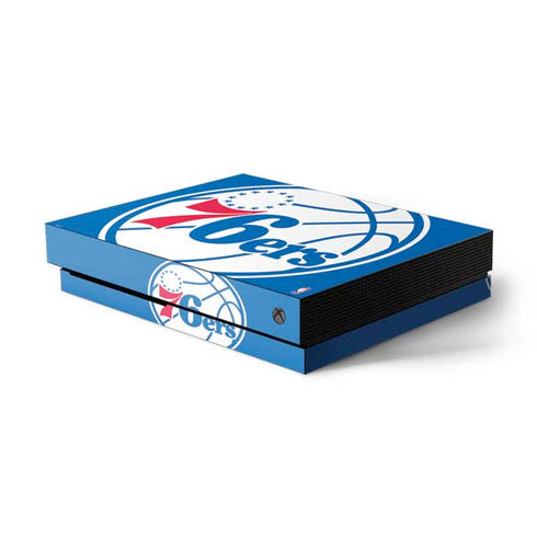 NBA Philadelphia 76ers Large Logo Xbox One X Console Skin