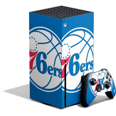 NBA Philadelphia 76ers Large Logo Xbox Series X Bundle Skin