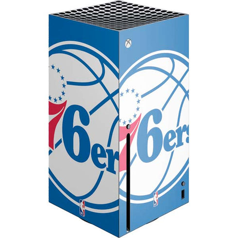 NBA Philadelphia 76ers Large Logo Xbox Series X Console Skin