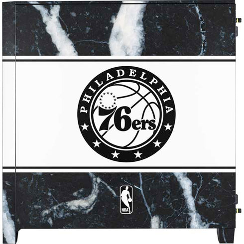 NBA Philadelphia 76ers Marble Corsair 4000D Tempered Glass Mid-Tower ATX Case Skin