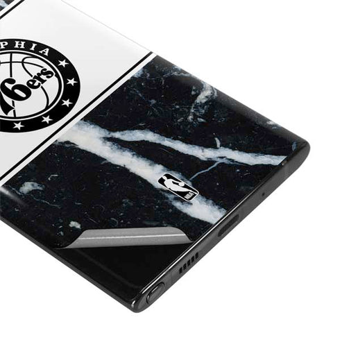NBA Philadelphia 76ers Marble Galaxy Note 10 Plus Skin