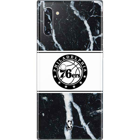 NBA Philadelphia 76ers Marble Galaxy Note 10 Skin