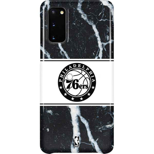 NBA Philadelphia 76ers Marble Galaxy S20 Lite Case
