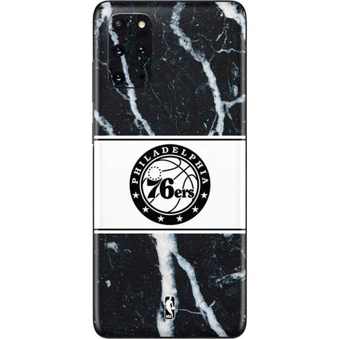 NBA Philadelphia 76ers Marble Galaxy S20 Plus Skin