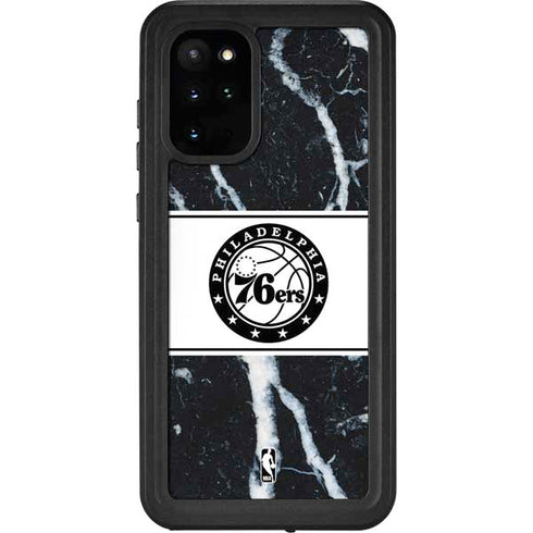NBA Philadelphia 76ers Marble Galaxy S20 Plus Waterproof Case