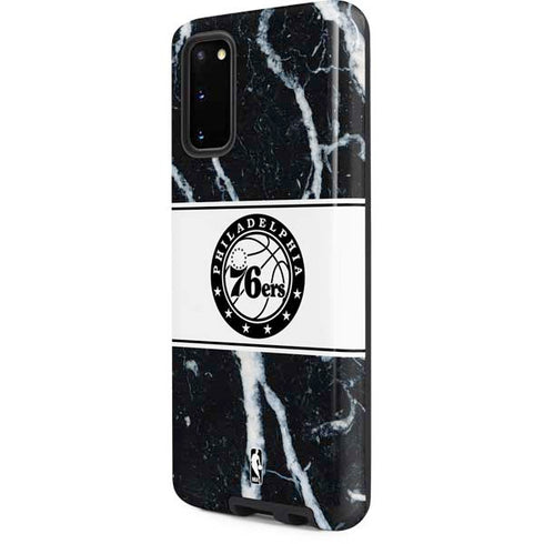 NBA Philadelphia 76ers Marble Galaxy S20 Pro Case