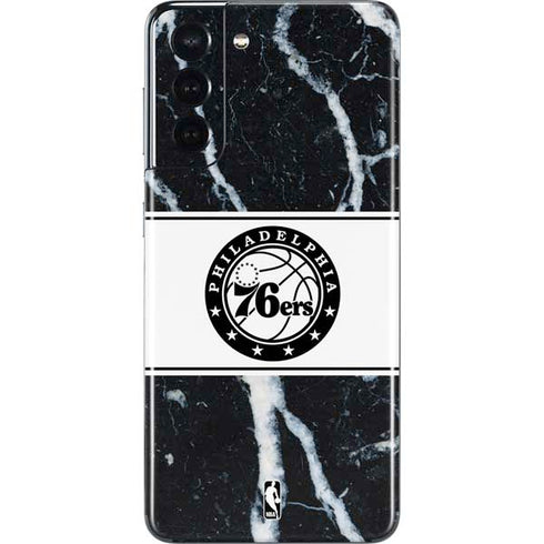NBA Philadelphia 76ers Marble Galaxy S21 5G Skin