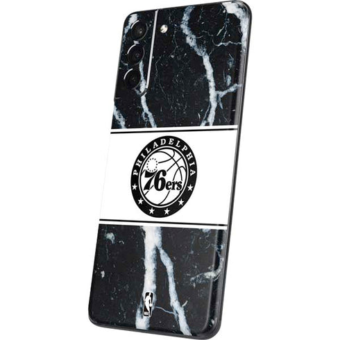 NBA Philadelphia 76ers Marble Galaxy S21 5G Skin