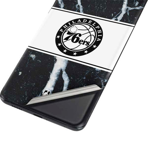 NBA Philadelphia 76ers Marble Galaxy S21 5G Skin