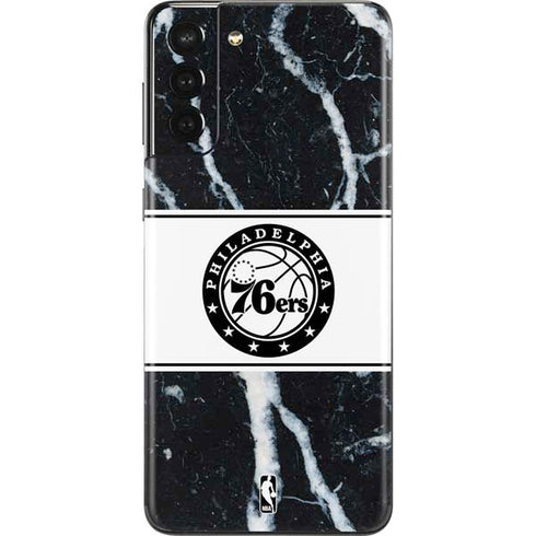 NBA Philadelphia 76ers Marble Galaxy S21 Plus 5G Skin