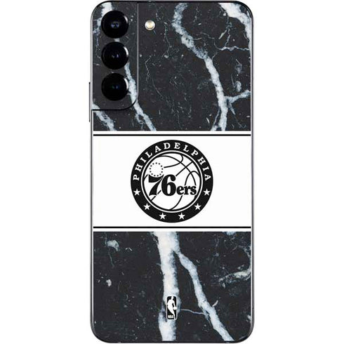 NBA Philadelphia 76ers Marble Galaxy S22 Plus Skin