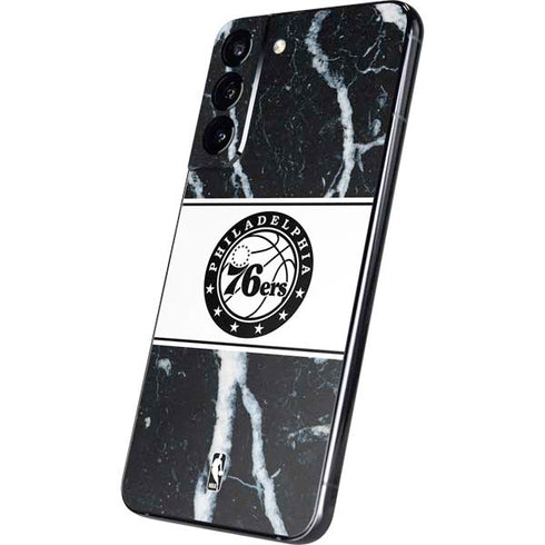 NBA Philadelphia 76ers Marble Galaxy S22 Plus Skin