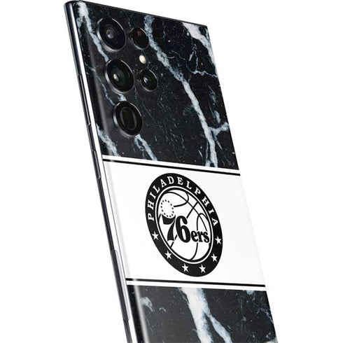 NBA Philadelphia 76ers Marble Galaxy S22 Ultra Skin