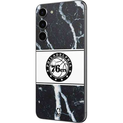 NBA Philadelphia 76ers Marble Galaxy S23 Plus Skin