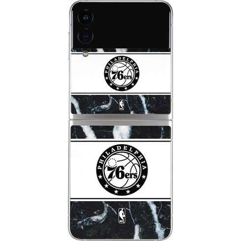 NBA Philadelphia 76ers Marble Galaxy Z Flip3 5G Skin