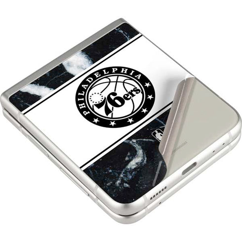 NBA Philadelphia 76ers Marble Galaxy Z Flip3 5G Skin