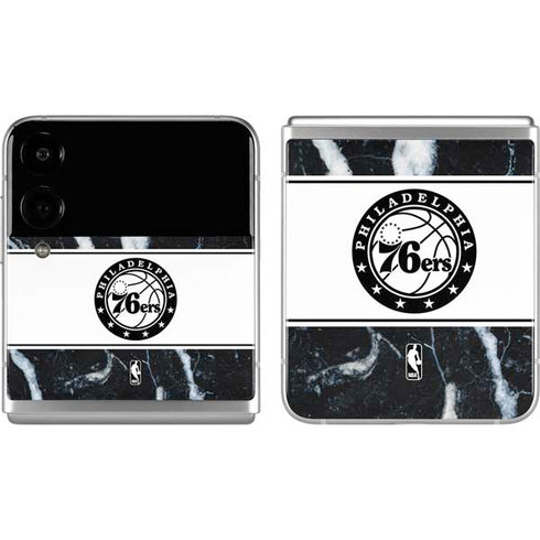 NBA Philadelphia 76ers Marble Galaxy Z Flip4 5G Skin