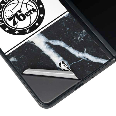 NBA Philadelphia 76ers Marble Galaxy Z Fold3 5G Skin